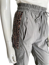 Grey & leopard cargo